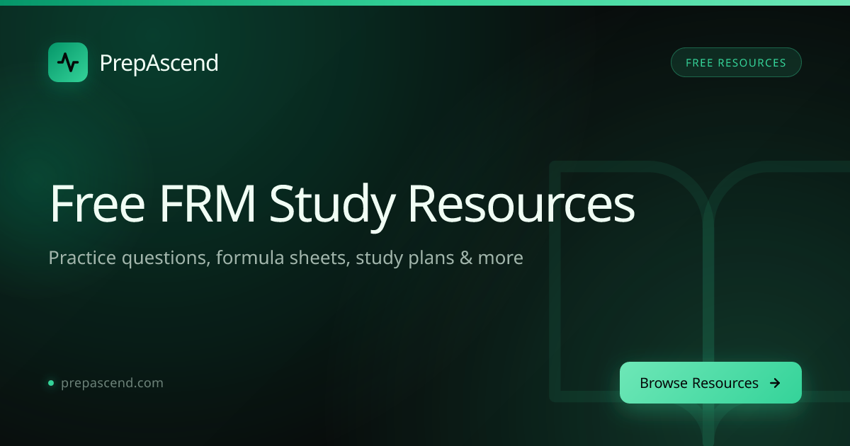 Free FRM Study Resources — Practice Questions, Formula Sheets & More ...